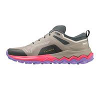 Mizuno Wave Ibuki 4 (W), Women's Trail Running Shoes, Ghost Grey High Vis Pink Purple Punch, 5 UK