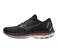 Mizuno Wave Inspire 19 Women's (D Width) Running Shoes, Black/Silver - 4 UK
