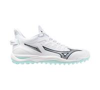 Mizuno Wave Leopardus Hockey Shoes White/Blue Tint 25/26 - UK 8 - ONE Sports Warehouse White