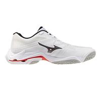Mizuno Wave Lightning Elite White/Red 2026 Sneakers, White Black, 9.5 UK