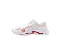 Mizuno Wave Lightning Elite White/Red Women's Sneakers 2026, White/Red, 6.5 UK
