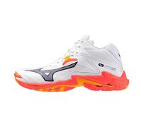 Mizuno Wave Lightning Z Mid Men's Shoe - V1GA2405, white orange, 13 UK