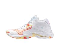 Mizuno Wave Lightning Z Mid WOS V1GC2405 Women's Shoe, white orange, 9 UK