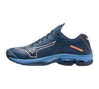 Mizuno Wave Lightning Z7, Unisex Adult Handball Shoes, Darkdenim White Bluejasper, 10.5 UK