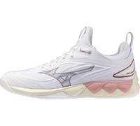 Mizuno Wave Luminous 3 Womens Court Shoes White Netball Sports Training Trainers
