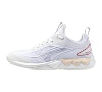 Mizuno Wave Luminous 3 Women's Volleyball Shoes, White/Aleutian/Cloud Pink - 4.5 UK