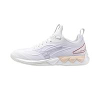 Mizuno Wave Luminous Women's Volleyball Shoe, White/Pink, 6 UK