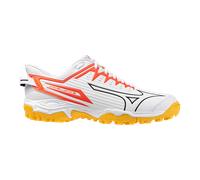 Mizuno Wave Lynx 2 Hockey Shoes White/Fiery Coral/Citrus 25/26 - UK 6 - ONE Sports Warehouse White