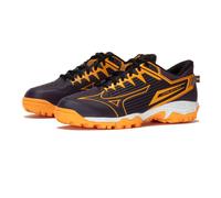 Mizuno Wave Lynx 2 Junior Hockey Shoes | UK J3 in Purple Magic/Carrot Curl/High Risk Red