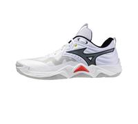 Mizuno Wave Momentum Elite Volleyball Shoes, Energy Cushioning, Advanced Stability, Wave Technology, White, 9 UK