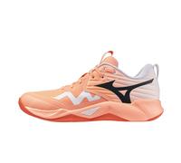 Mizuno Wave Momentum Pro Indoor Court Shoes | UK 9 in Flamingo Coral/Carbon/White