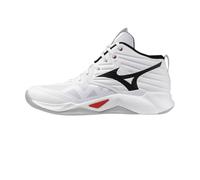 Mizuno Wave Momentum PRO Mid Volleyball Shoes, ENERZY NXT Cushioning, Wave Stability, White, 6 UK