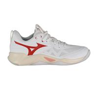 Mizuno Wave Momentum Pro Women's Volleyball Shoes, White/Rose Elegance/Lava Falls (UK Footwear Size System, Adult, Women, Numeric, Medium, 8)
