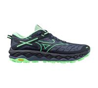 Mizuno Wave Mujin 10 Mens Trail Running Shoes Blue Offroad Cushioned All-Terrain