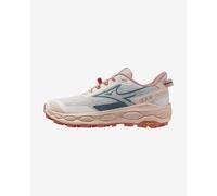 Mizuno - Wave Mujin 11 W Snow White Larkspur Faded Rode - 7.5 - Trail shoes