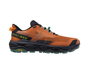 Mizuno - Wave Mujin 11 Sunburn Autumn sunset Granitegr - 9 - Trail shoes