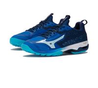 Mizuno Wave Panthera 2 Hockey Shoes | UK 11 in Mugen Blue/White/Estate Blue