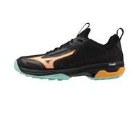 Mizuno Wave Panthera 2 Hockey Shoes | UK 7 in Black/Orange/Blue