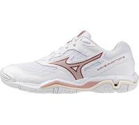 Mizuno Wave Phantom 3 Womens Court Shoes White Netball Sports Training Trainers