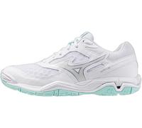 Mizuno Wave Phantom 3 Womens Court Shoes White Netball Sports Training Trainers