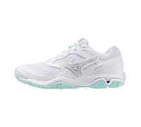 Mizuno Wave Phantom 3 Womens Court Shoes White Netball Sports Training Trainers