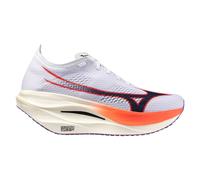 Mizuno Wave Rebellion Pro 3 Unisex | White/baritone Blue/fiery Coral 2 - White / Standard / 10.5