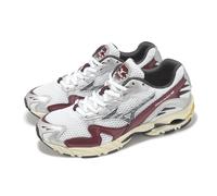 Mizuno Wave Rider 10 Silver Red Men Unisex Casual Shoes Sneakers D1GA2431-14