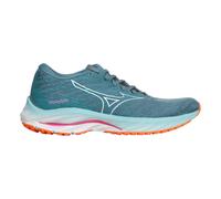 Mizuno Wave Rider 26 Neutral Running Shoe Women - Turquoise, Orange, Size 5