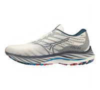 Mizuno Wave Rider 26 - Running shoes - Women's Snow White / Silver / Ibiza Blue 38