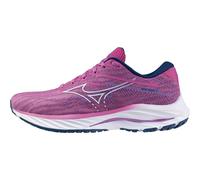 Mizuno Wave Rider 27 Womens Running Shoes Pink Cushioned Comfort Sports Trainers