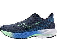 Mizuno Wave Rider 28 Mens Running Shoes Blue Cushioned Sports Training Trainers