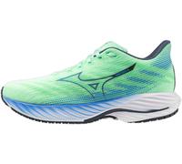 Mizuno Wave Rider 28 Mens Running Shoes Green Cushioned Sports Training Trainers