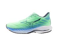 Mizuno Wave Rider 28 Mens Running Shoes Green Cushioned Sports Training Trainers