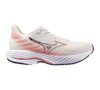 Mizuno Wave Rider 28 Women's Running Shoes, Snow White/Camellia Rose/Vintage