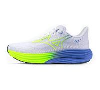 Mizuno Wave Rider 29 Women's Running Shoes, White/Lightning Yellow/Ultrama - 4 UK