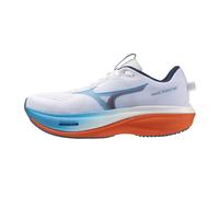 Mizuno Wave Rider 30 Shoes White Orange AW26, Size 45 - EUR