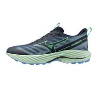 Mizuno Wave Rider GTX 2 Men's Running Shoes, Vintage Indigo/Neo Mint/Frontier