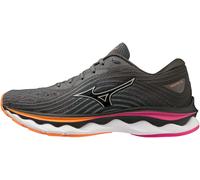 Mizuno Wave Sky 6 Womens Running Shoes Grey Cushioned Comfort Sports Trainers