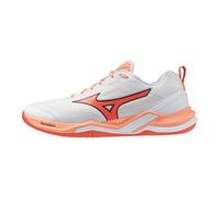 Mizuno Wave Stealth Elite(U) White/Lava Orange - 12/47