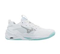 Mizuno Wave Stealth Neo 2 Womens | White/blue Tint - White / 7.5