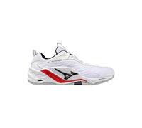 Mizuno Wave Stealth Neo White/Black 2026 Sneakers, White, Red, Black, 10 UK