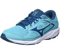Mizuno Women Spark 7 Running Shoe, BlueCuracao/MoroccanBlue, UK 4