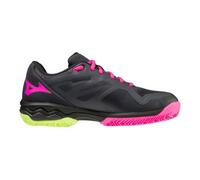 Mizuno Wave Exceed Light Womens Padel Shoes Black Tennis Sports Carbon Trainers