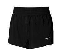Mizuno Women's 2in1 Black Running Shorts for Comfort and Performance