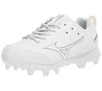 Mizuno Women's 9-Spike Advanced Finch Elite 5 TPU Molded Softball Cleat, White, 5