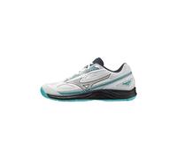 Mizuno Women's Break Shot 4 Carpet Tennis Shoes White - Blue, White Col Blue Blue Curaca, 5.5 UK