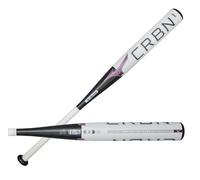 Mizuno Womens CRBN1 - Fastpitch Softball Bat (-11), White-Black, 31 Inches