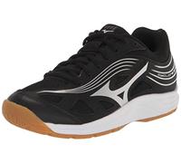 Mizuno Women's Cyclone Speed 3 Volleyball Shoe, Black-Silver, 4 UK