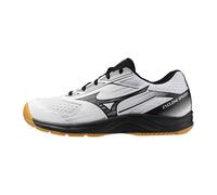 Mizuno Women's Cyclone Speed 5 Volleyball Shoe, White/Black, 10.5 UK