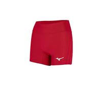 Mizuno Women's Elevated 4" Inseam Volleyball Short, Red, X-Small